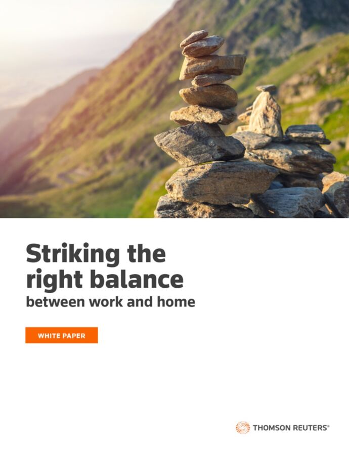 Preview of white paper about work life balance