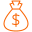 icon-orange money bag