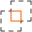 icon - black boxes with orange intersection section