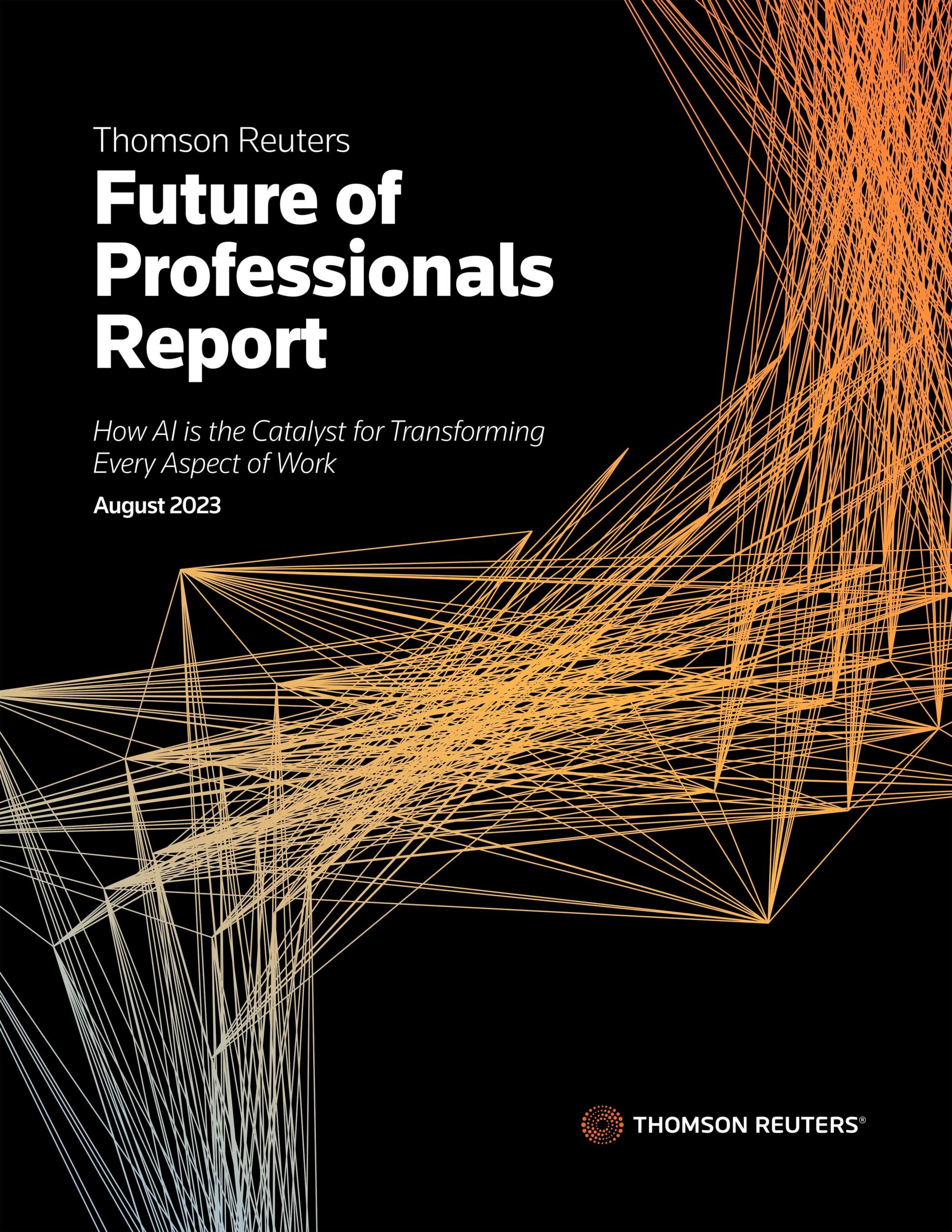 Future of Professionals Report: How AI is the catalyst for transforming every aspect of work