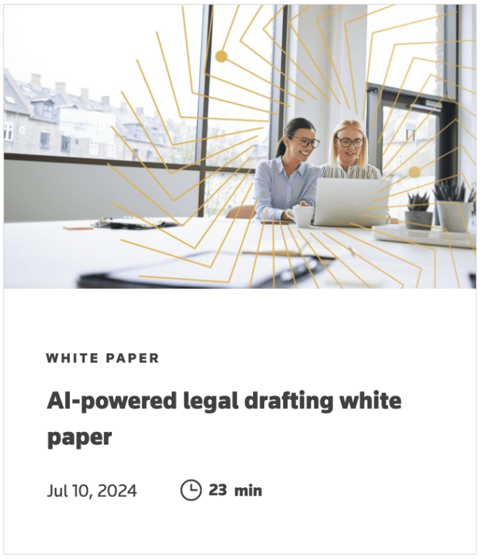 AI legal drafting white paper image preview