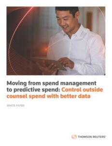 white paper thumbnail — Title: Moving from spend management to predictive spend