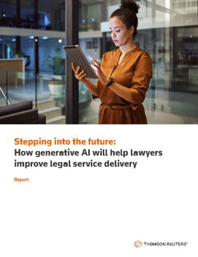 Special report — How generative AI will help lawyers improve legal service delivery