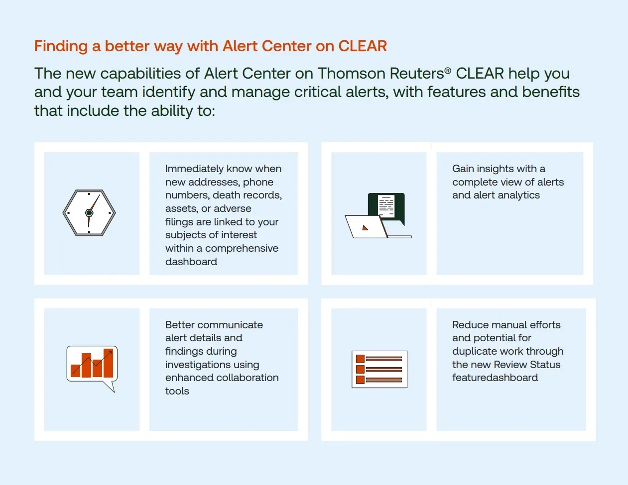 Find a better way with Alert Center on CLEAR