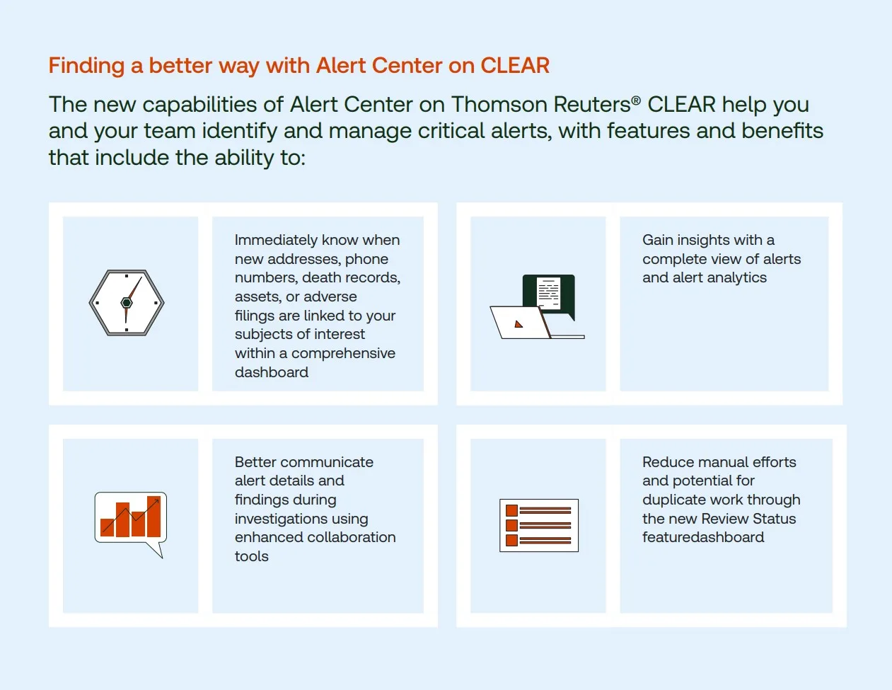 Find a better way with Alert Center on CLEAR