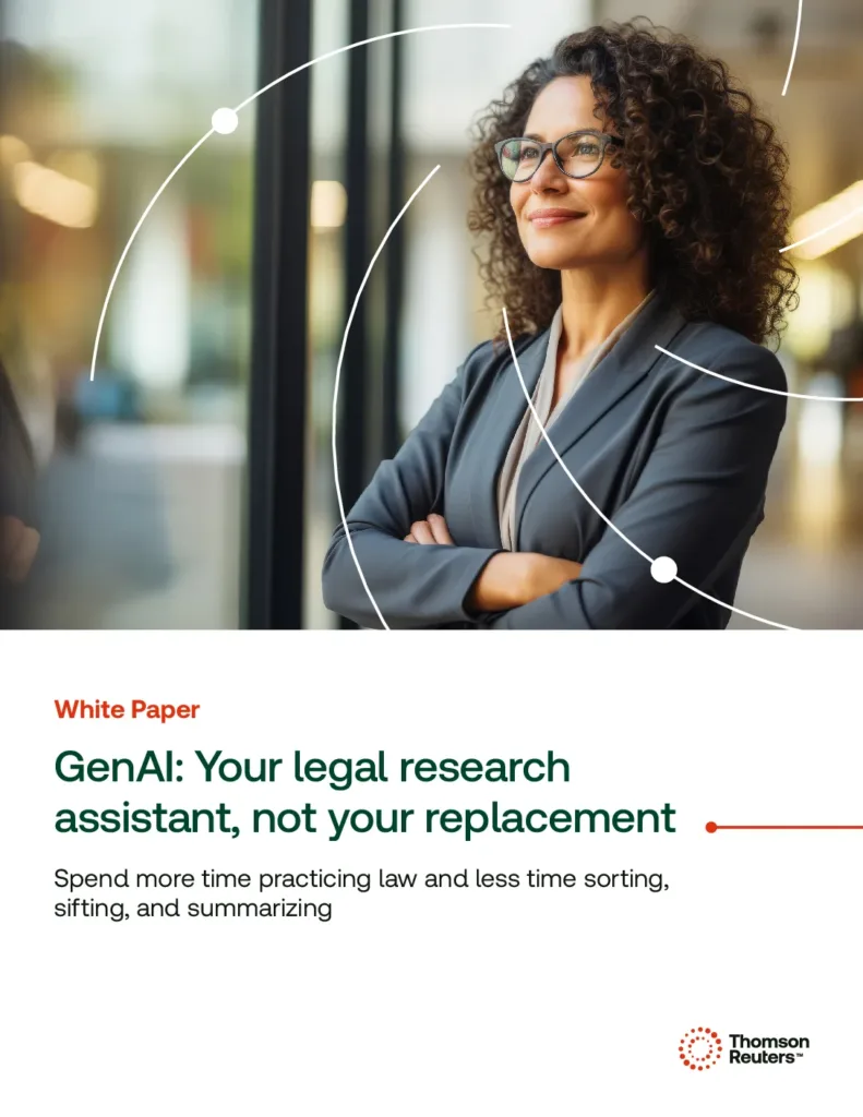 GenAI: Your legal research assistant, not your replacement