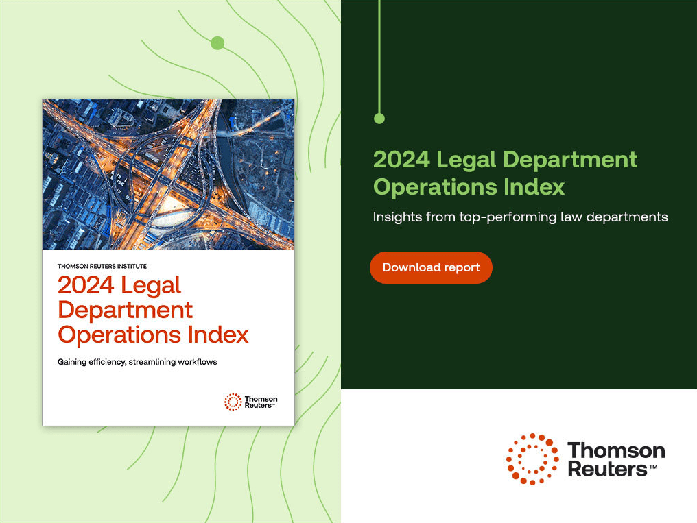 2024 Legal department operations index