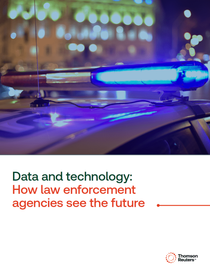 Data and technology: How law enforcement agencies see the future