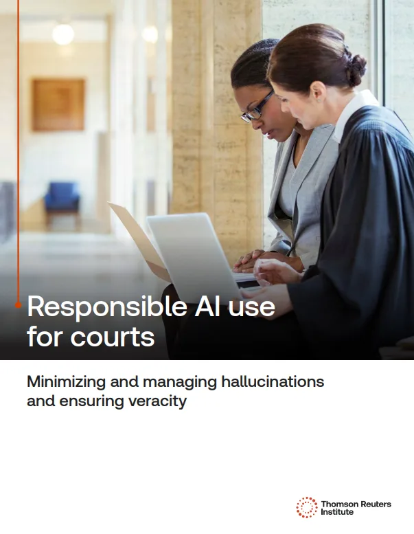 Responsible AI use for courts