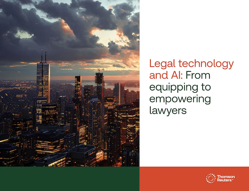 Legal technology and AI