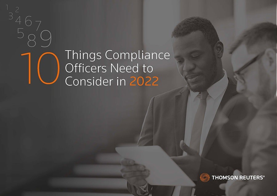 10 things compliance officers need to consider in 2022