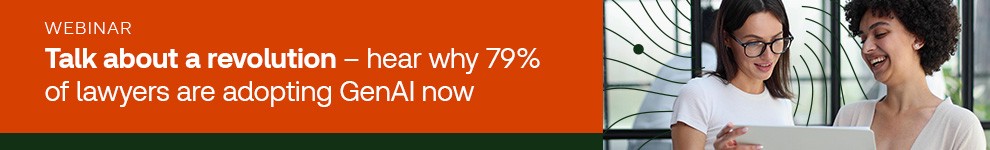 Webinar: Talk about a revolution - hear why 79% of lawyers are adopting GenAI now.