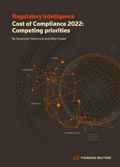 Cost of Compliance 2022: Competing priorities