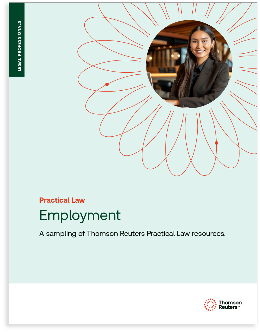 Practical Law resources for employment attorneys