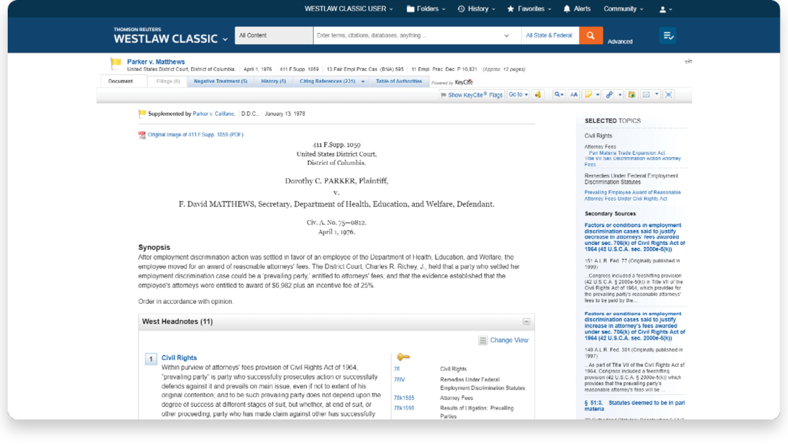 Westlaw Online Legal Research Thomson Reuters