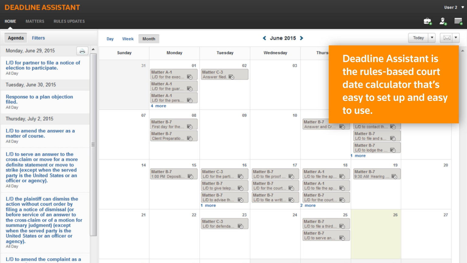 Legal Calendaring Firm Central Thomson Reuters