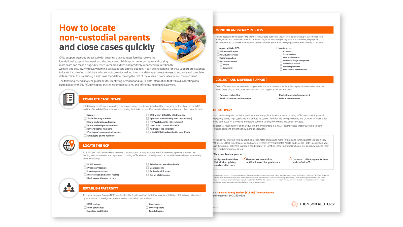 How to locate non-custodial parents and close cases quickly PDF thumbnail.