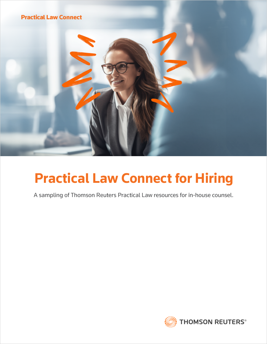Practical Law Connect for Hiring