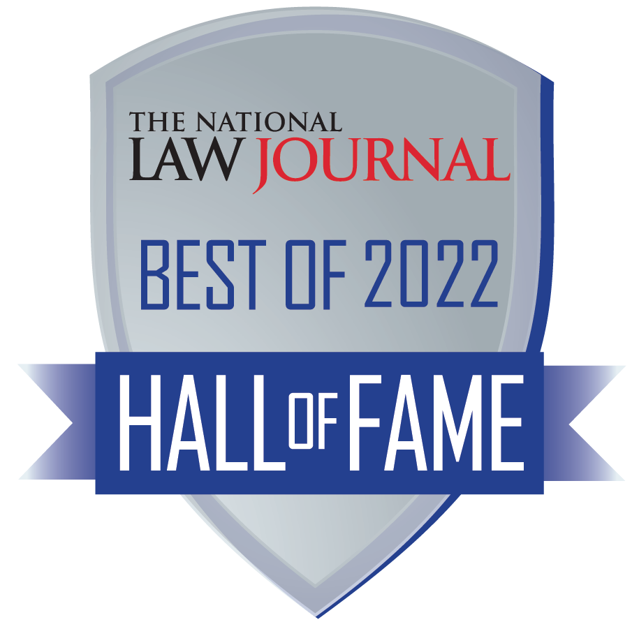 The National Law Journal Best of 2022 Hall of Fame