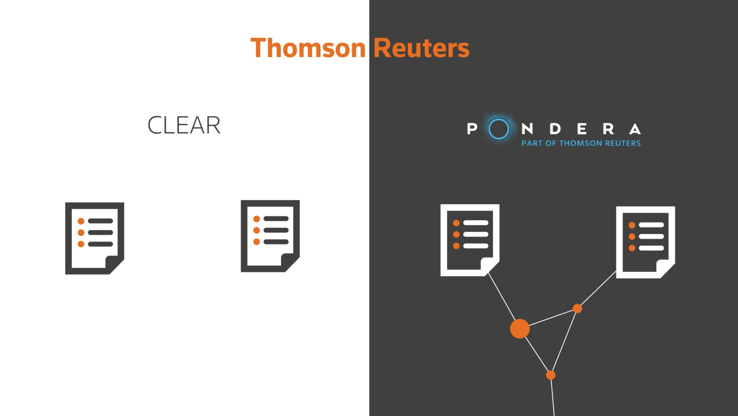 Thomson Reuters CLEAR and Pondera risk solutions.