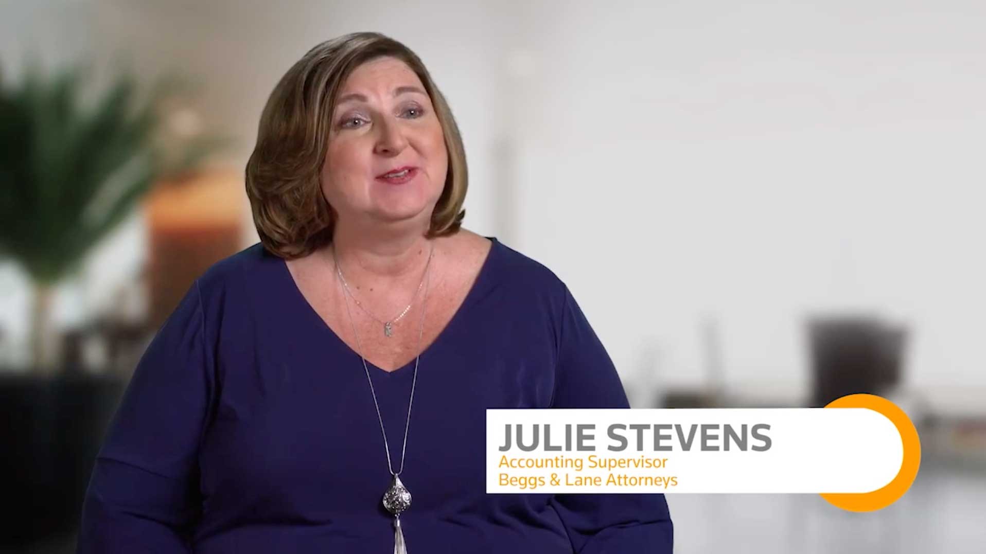 Julie Stevens talks about her law firm using ProLaw