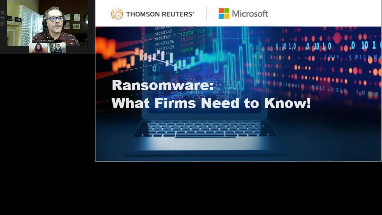 Law Firm Financial Management: Ransomware Webcast