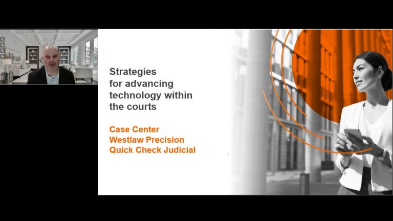 oStrategies for advancing technology within the courts