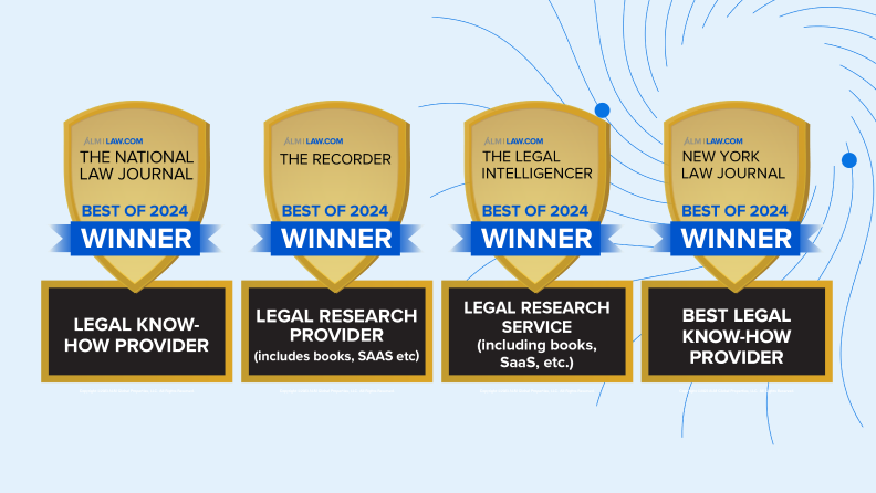 Practical Law - Awards Graphic 2024