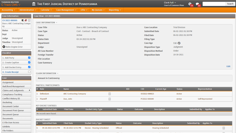 Court Management Software Solutions Thomson Reuters