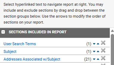 Screenshot of CLEAR Vehicle Recovery - Custom report design