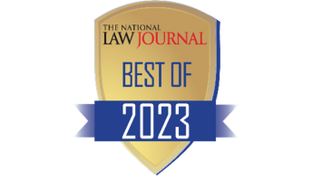 The National Law Journal best of 2022 award logo