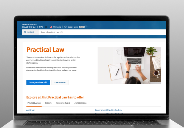 Practical Law screenshot